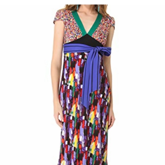 Catherine Malandrino Dresses & Skirts - Catherine Malandrino Colorful Maxi Dress